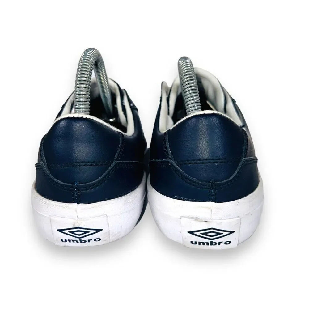 Umbro Brooklyn Leather Casual Shoes Navy / White UML1002SL Men's 8‎